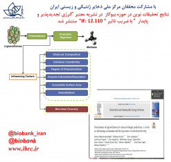 انتشار نتایج تحقیقات نوین در حوزه‌ی بیوگاز در نشریه‌ی معتبر «انرژی تجدیدپذیر و پایدار»