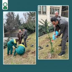 برگزاری آئین روز درختکاری با مشارکت پژوهشکده گیاهان دارویی جهاددانشگاهی و فرهنگستان علوم جمهوری اسلامی