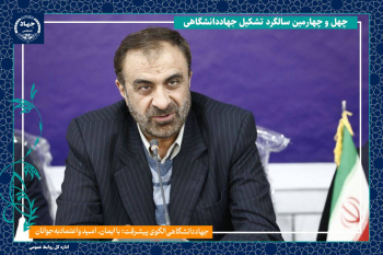 جهاددانشگاهی سکوی پرشی برای محقق شدن اهداف کلان کشور باشد